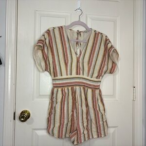 American Eagle Outfitters Multicolor Striped Romper